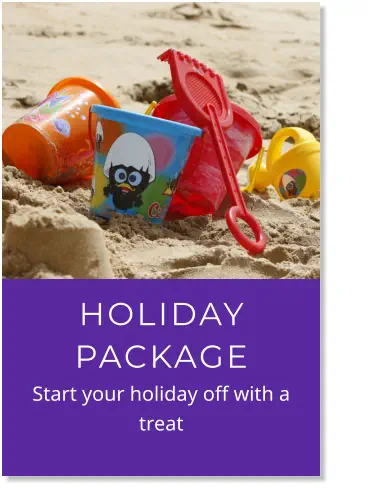 HOLIDAY PACKAGE            Start your holiday off with a treat